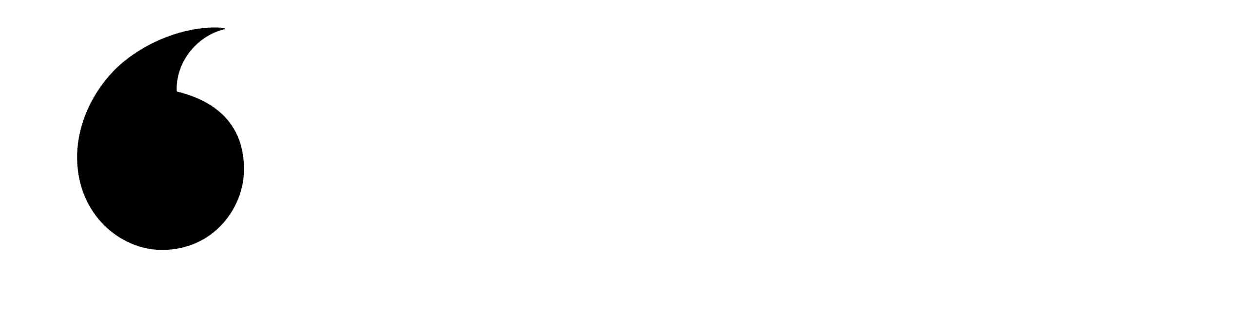 Vodafone Logo White