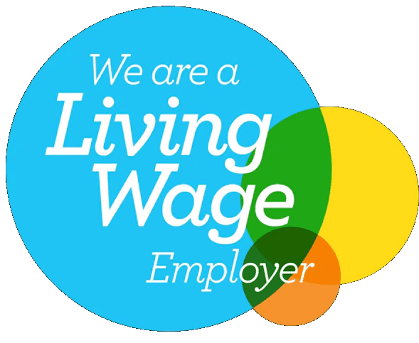 We Are A Living Wage Employer Black