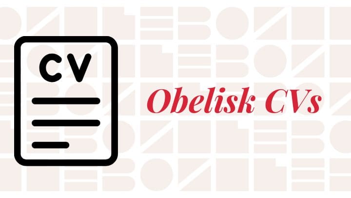 Creating and updating your Obelisk CV